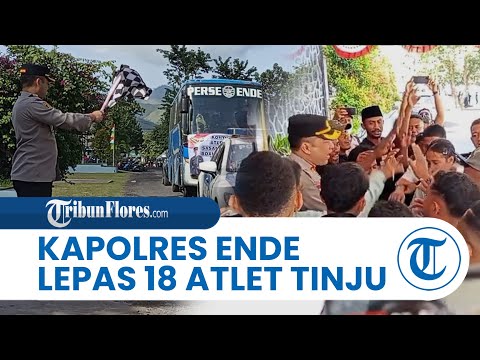 Lepas 18 Atlet Ikut Kejuaraan Tinju Amatir se-Flores Lembata, AKPB Mahardika: Berikan yang Terbaik
