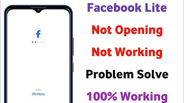 Fix Facebook Lite Not Opening | Fb Lite App Not Working | Facebook Lite Loading Problem Solve