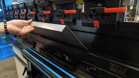 Da66t 6+1 axis cnc hydraulic press brake