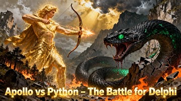 Apollo vs Python – The Battle for Delphi | Full Greek Mythology Story