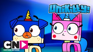 Einhorn-Kitty Experimenteller Raumpilot Cartoon Network