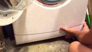 Full Whirlpool Maytag lg Samsung Drain Plug - Fix the a10 error - WFC7500VW 2 - Clear out drain plug Guide
