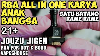 AIO NYA VAPER INDONESIA | JOUZU JIGEN RBA FOR DOT & BORO by VAPESHOUSE