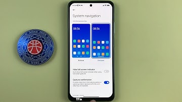 How to hide the system navigation bar on Xiaomi Redmi Note 10 Android 11