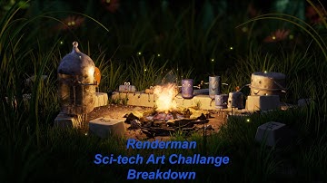 Those Were The Days | Pixar Renderman SciTech Art Challenge 2024 | Breakdown