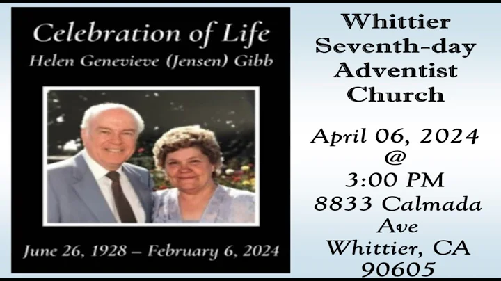 Celebration of Life: Helen Genevieve (Jensen) Gibb - Memorial Service - April 06th, 2024 - DayDayNews