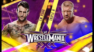 WWE 2K24 | TRIPLE H VS CM PUNK | THE MATCH THAT NEVER HAPPENED AT WRESTLEMANIA | #wwe2k24