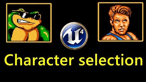 Выбор персонажа в Unreal Engine Character Select