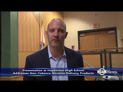 Hopkinton High School Presentation Addresses Non-Tobacco Nicotine Delivery Products