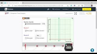 Distance Time Graphs Gizmo