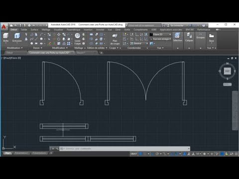 Comment créer des blocs Portes et Fenêtres sur AutoCAD