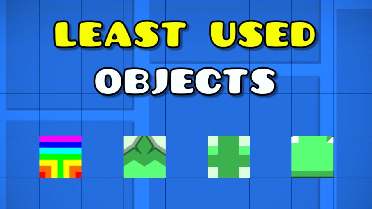 What is the Least Used Object in Geometry Dash?