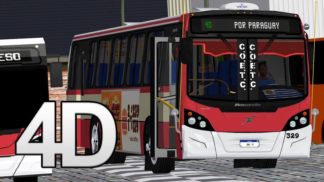 【 OMSI 2 】— Linea 4D - COETC | Mapa Montevideo Ficticio v2.5