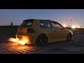 VW Golf mk4 R32 Insane Loud Exhaust Sound Compilation