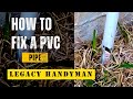 &quot;DIY Guide: Repairing a PVC Pipe to Protect Your Sprinkler System Control Wire without pulling wire&quot;