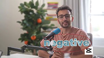 How To Make Negative Text Effect In CapCut PC | Negative style Text Animation