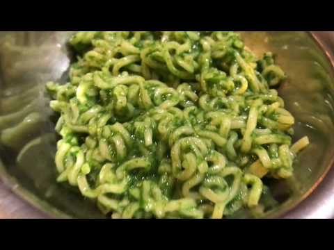 Quick and easy Spinach Noodles/ Spinach Soup/ Green Soup