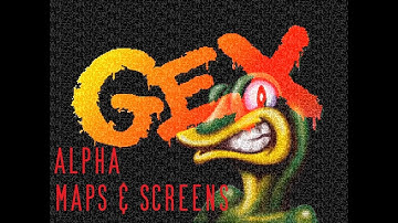 GEX (Alpha version) - world maps & main screens