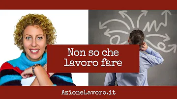 Cosa vuoi fare da grande test?