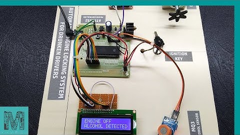 Automatic Engine Locking System for Drunken Drivers