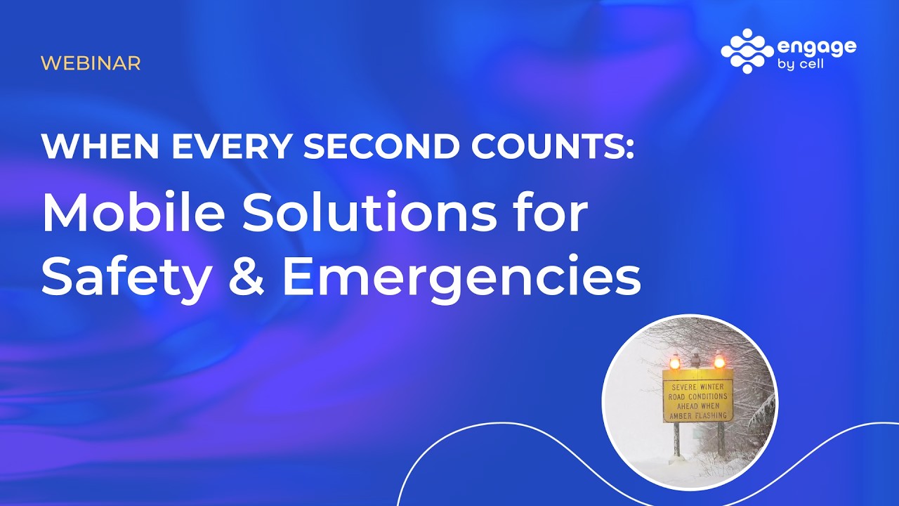 When Every Second Counts: Mobile Solutions for Safety & Emergencies