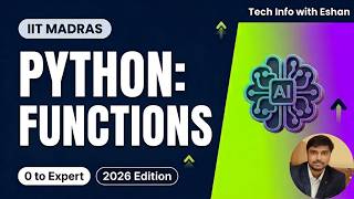Python Functions Explained Simply by IIT Madras Alumnus