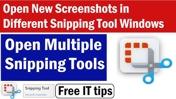 Open New Screenshots in Different Windows Snipping Tool | How To Take Multiple Screenshot Windows