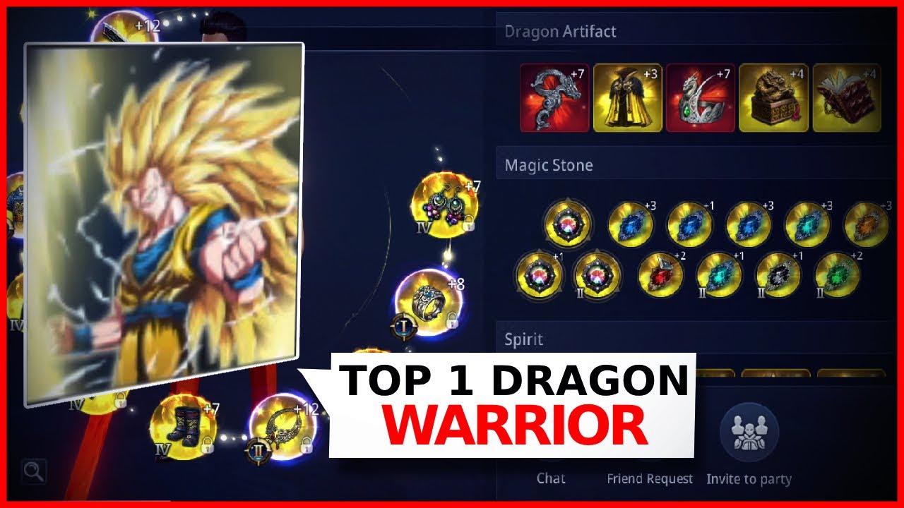 DRAGON TOP 1 GUERREIRO? 505K PS, CONTA TA INSANA DEMAIS - MIR4