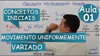 Movimento Uniformemente Variado (Teoria e Exemplos)