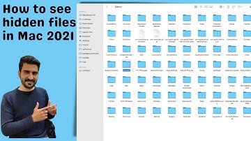 How to show hidden files in MacOS X 2021 | technical saeedji