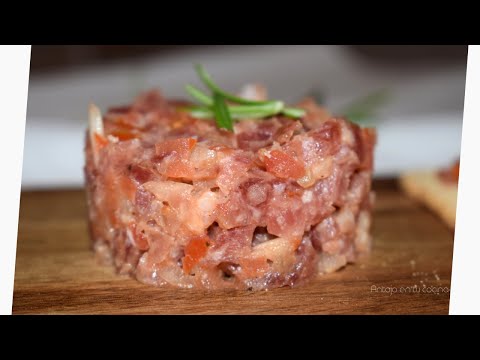 Cómo hacer TARTAR DE FUET y TOMATE - Embutidos catalanes artesanos El  Graner - Antojo en tu cocina