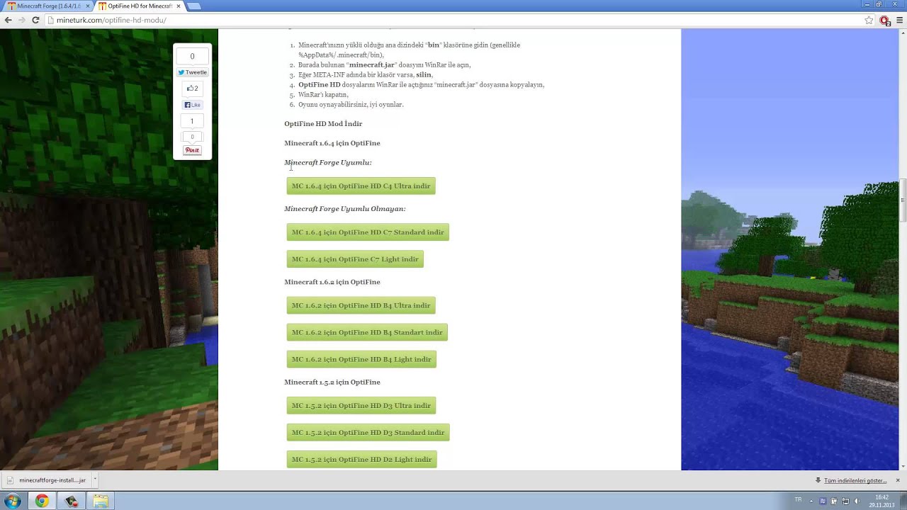 Optifine Hd Modu Mineturk Com Minecraft Modlari Kaynak Paketleri Minecraft Indir Optifine Hd Modu Mineturk Com Minecraft Modlari Kaynak Paketleri Minecraft Indir