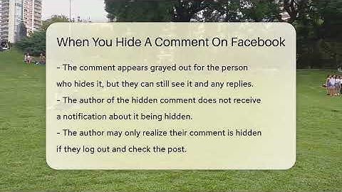 When You Hide A Comment On Facebook - Everyday-Networking
