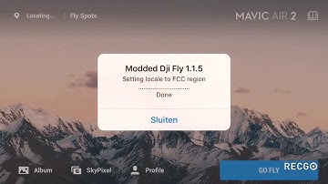 IOS DJI Fly 1.1.5 Fcc Mod Mavic Air 2
