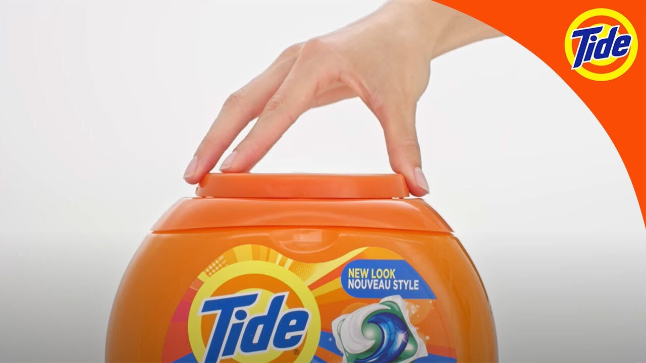 Tide PODS® Safety Opening the New Tide PODS® ChildGuard™ Tub Safely