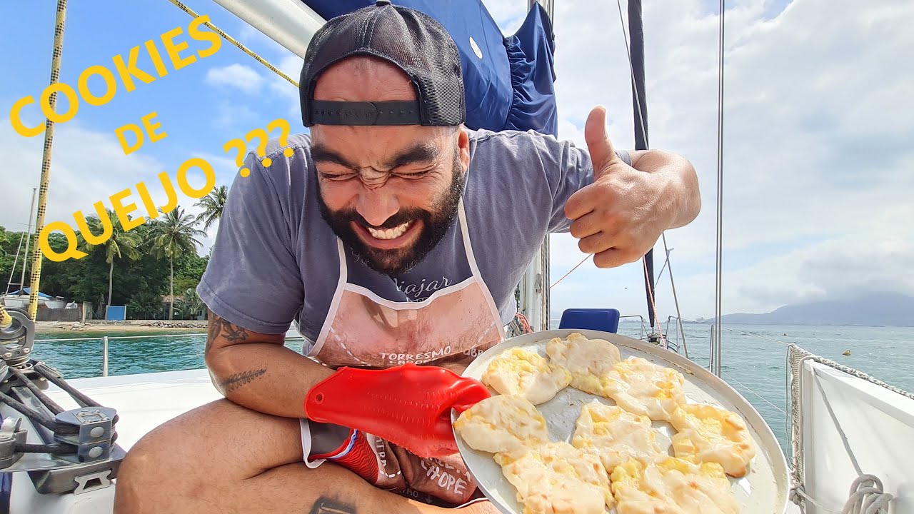 08 Cookies de queijo, o pão de queijo que não deu muito certo - UM MARINHEIRO NA COZINHA