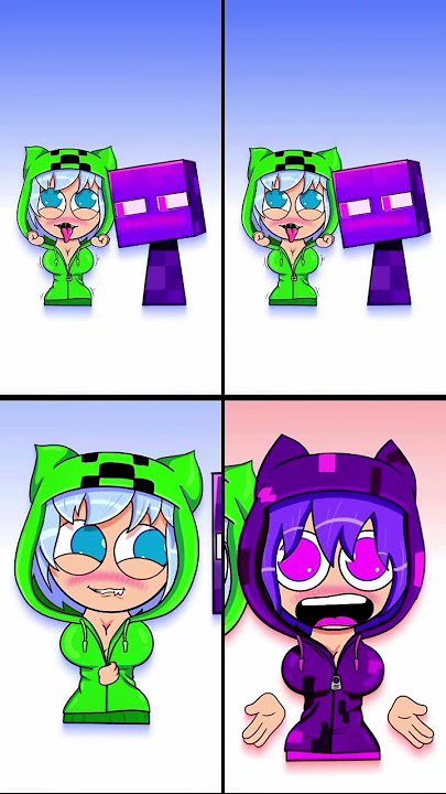 Sprunki OC Creeper girl meet Enderman Phase #sprunki #incredibox #labubu #brainrot