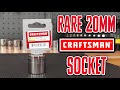 Rare craftsman usa 20mm 12 point 38 socket