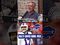 Bill is predicting that Buffalo will finish the season with 13 or 14 wins and a Super Bowl win.