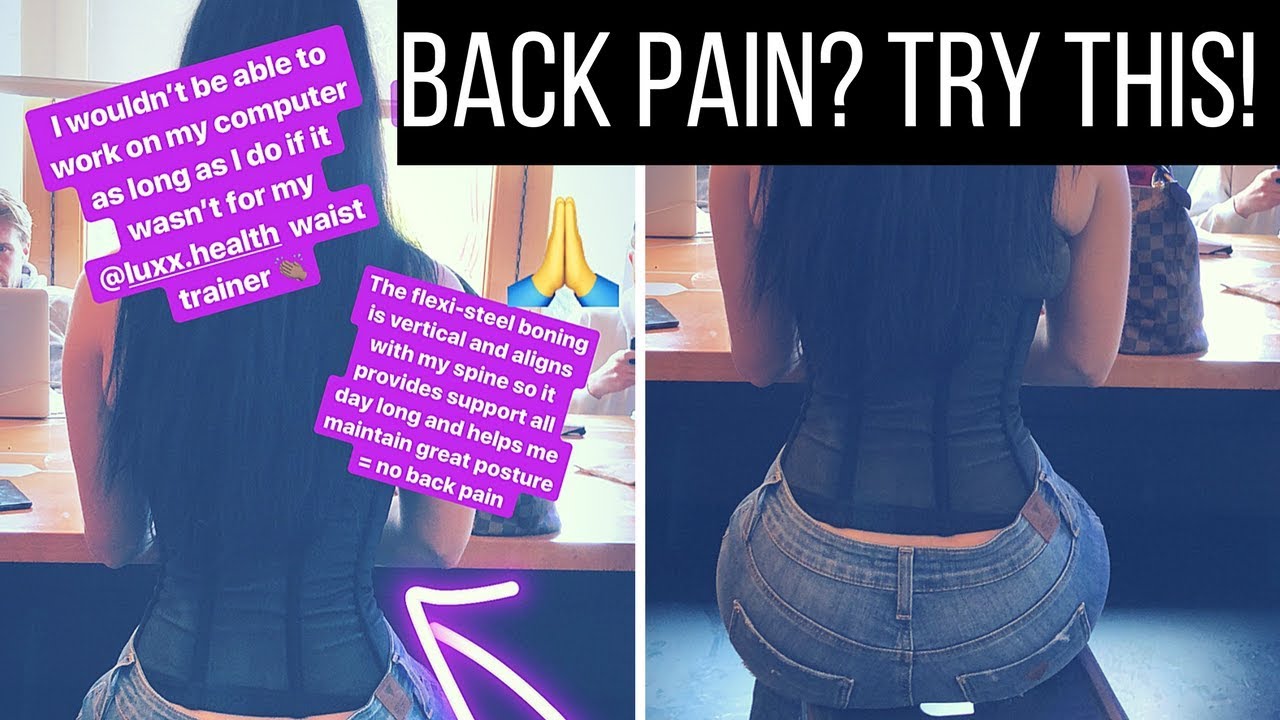 Does wearing a corset help with back pain