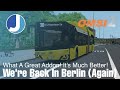 Were back in berlin  addon berlin line 300  solaris urbino 18  omsi 2