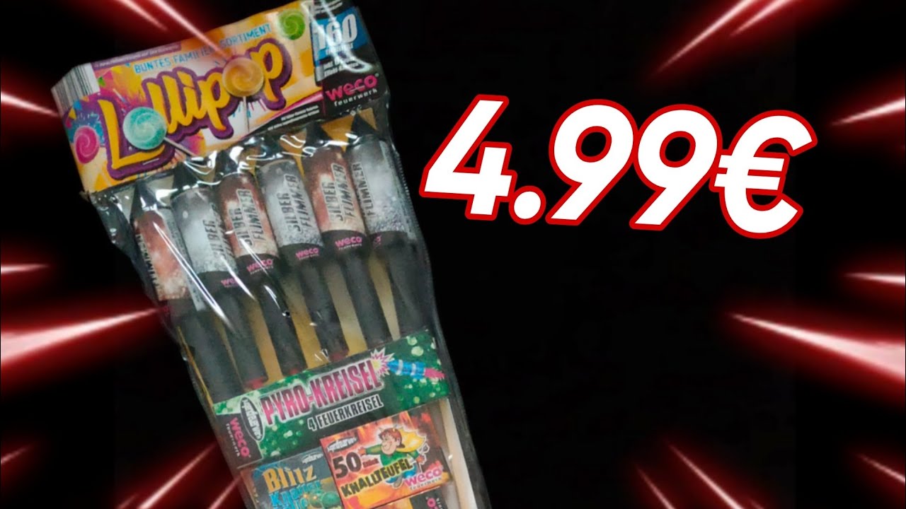 Raketenset für nur 4.99€😱 | Lollipop Familienset von Weco🎆