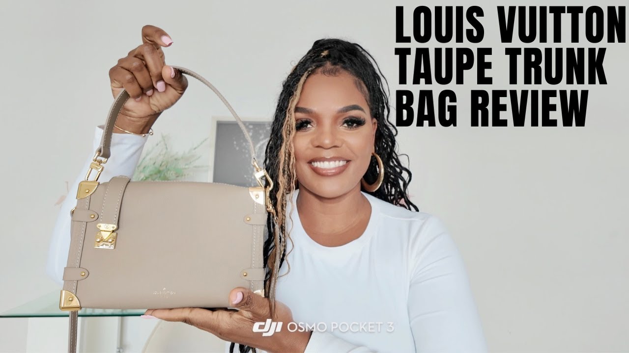 This LV Taupe Trunk Bag Is STUNNING// Unbelievable Dupe Version