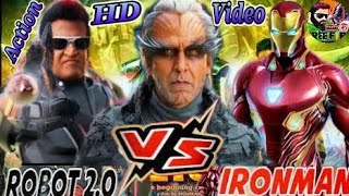 2.0 Hindi Fighting Rajnikant and Iron man V's Robot 2.0 Coming Soon Movie  (Part 1) screenshot 4