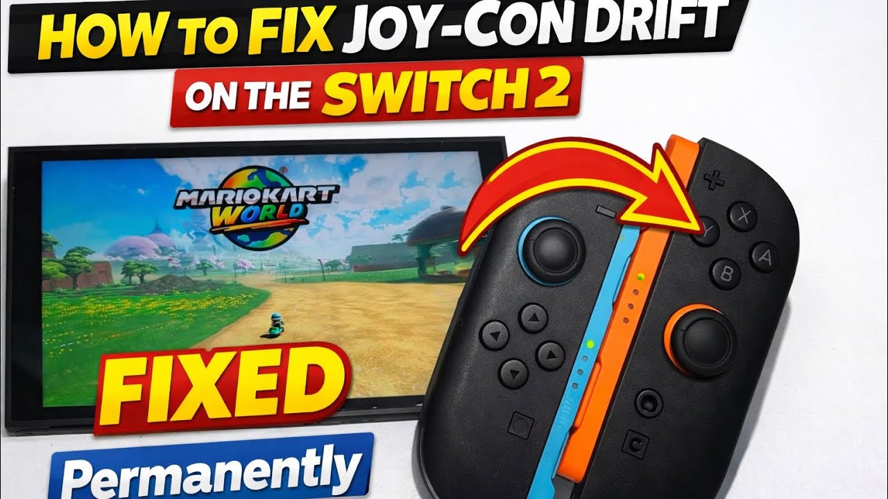 How to Fix Joycon Drift Permanently on the Nintendo Switch 2!! - YouTube