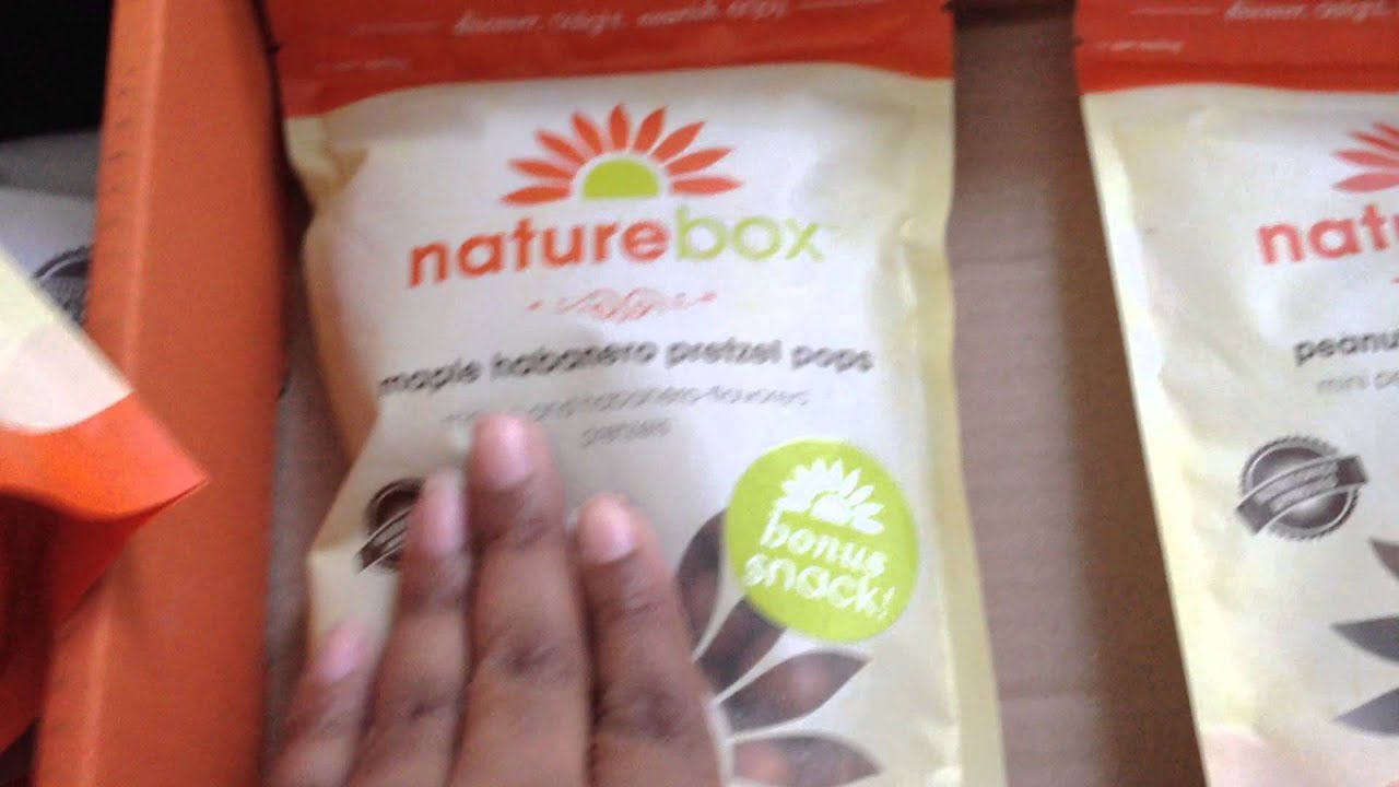 Nature box free trial Unboxing