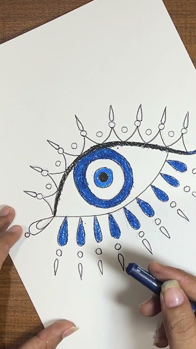 How to draw Dark EYE - Drawings by HALLOWEEN l Como desenhar OLHO Sombrio -  Drawing to Draw 