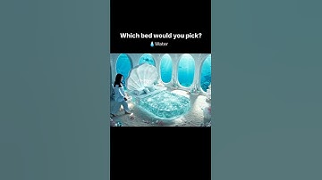 AI ASMR which bed would you sleep in? 💧🏝️🌳🛌 #aiasmr #asmr