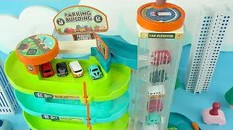 MKTOYS  Hot Sale Diy Assemble Rail Car Set Car Boys Parking LOT