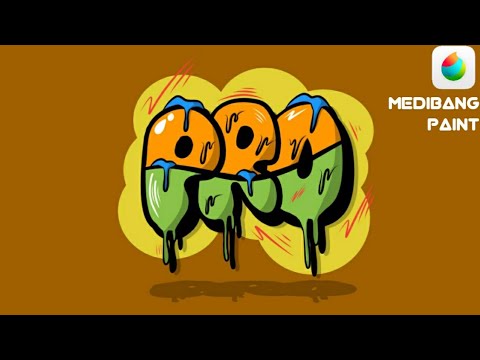 Video: Cara Menggambar Grafiti Di Paint